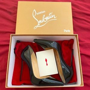 Black Christian Louboutin Heels Size 36